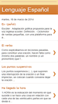 Mobile Screenshot of lenguajeespanol.blogspot.com