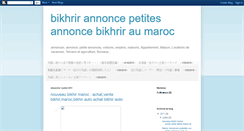 Desktop Screenshot of bikhir-annonce.blogspot.com