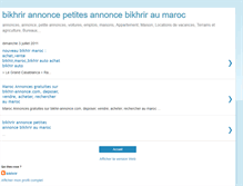 Tablet Screenshot of bikhir-annonce.blogspot.com