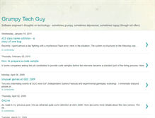 Tablet Screenshot of grumpytech.blogspot.com