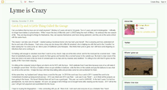 Desktop Screenshot of lymeiscrazy.blogspot.com