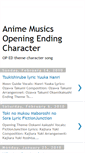 Mobile Screenshot of anime-musics.blogspot.com