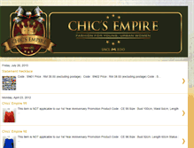 Tablet Screenshot of chicsempire.blogspot.com