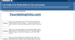 Desktop Screenshot of datesitesfree.blogspot.com