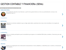 Tablet Screenshot of gestioncontableyfinancierasena.blogspot.com