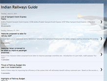 Tablet Screenshot of indianrailwaysguide.blogspot.com