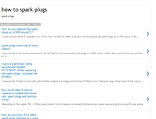 Tablet Screenshot of howtosparkplugs.blogspot.com