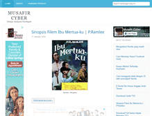 Tablet Screenshot of musafircyber.blogspot.com