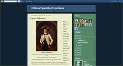 Desktop Screenshot of colonialspanishofla.blogspot.com