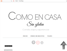 Tablet Screenshot of comoencasasingluten.blogspot.com