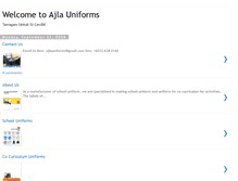 Tablet Screenshot of ajlauniforms.blogspot.com