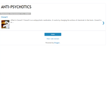 Tablet Screenshot of anti-psychoticshealthdrugs.blogspot.com