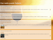 Tablet Screenshot of esonadiepuedesaberlo.blogspot.com