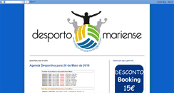 Desktop Screenshot of desportomariense.blogspot.com