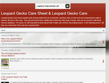 Tablet Screenshot of leopardgeckocaresheet.blogspot.com