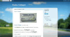 Desktop Screenshot of kudzucollagen.blogspot.com