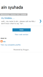 Mobile Screenshot of nia-ainsyuhada.blogspot.com