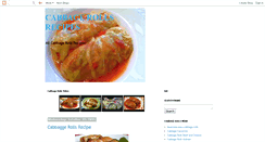 Desktop Screenshot of cabbagerollsrecipe.blogspot.com