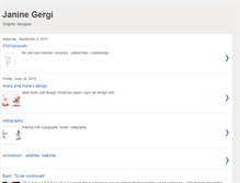 Tablet Screenshot of janinegergi.blogspot.com