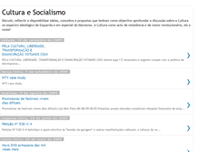 Tablet Screenshot of culturaesocialismo.blogspot.com