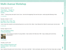 Tablet Screenshot of mullenavenueworkshop.blogspot.com