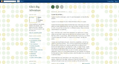 Desktop Screenshot of gilsbigadventure.blogspot.com