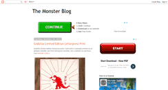 Desktop Screenshot of monster-gallery.blogspot.com