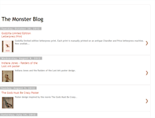 Tablet Screenshot of monster-gallery.blogspot.com