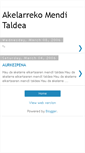 Mobile Screenshot of akelarreko-mendi-taldea.blogspot.com