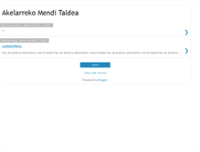 Tablet Screenshot of akelarreko-mendi-taldea.blogspot.com