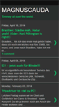 Mobile Screenshot of magnuscauda.blogspot.com
