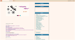 Desktop Screenshot of etiquetanegra.blogspot.com