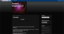 Desktop Screenshot of ambito2linguistico.blogspot.com