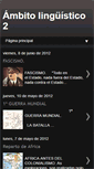 Mobile Screenshot of ambito2linguistico.blogspot.com