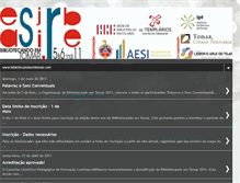 Tablet Screenshot of bibliotecando2011.blogspot.com