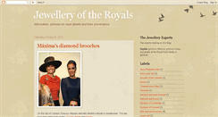 Desktop Screenshot of jewellery-of-the-royals.blogspot.com