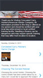 Mobile Screenshot of concealedcarryholsters.blogspot.com