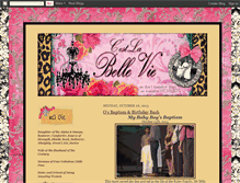 Tablet Screenshot of bellefamillevie.blogspot.com