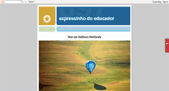 Desktop Screenshot of expressinhodoeducador.blogspot.com