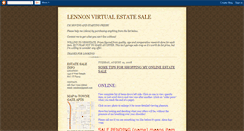 Desktop Screenshot of lennonsale.blogspot.com