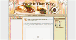 Desktop Screenshot of cookitthatway.blogspot.com
