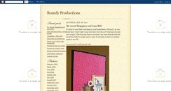 Desktop Screenshot of brandyproductionsscrap.blogspot.com