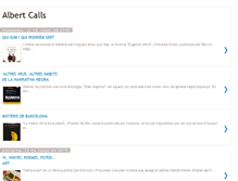 Tablet Screenshot of albertcalls.blogspot.com