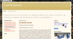 Desktop Screenshot of lawdominion.blogspot.com