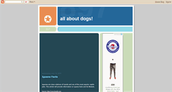 Desktop Screenshot of my-dog-world.blogspot.com