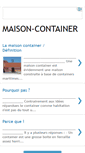 Mobile Screenshot of maison-container.blogspot.com