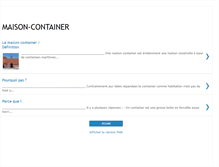 Tablet Screenshot of maison-container.blogspot.com