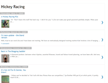 Tablet Screenshot of hickeyracing.blogspot.com