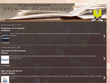 Tablet Screenshot of criticalcloud.blogspot.com