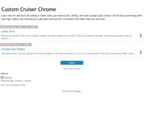 Tablet Screenshot of customcruiserchrome.blogspot.com